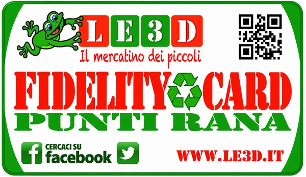 La Fidelity Card Punti Rana di LE3D