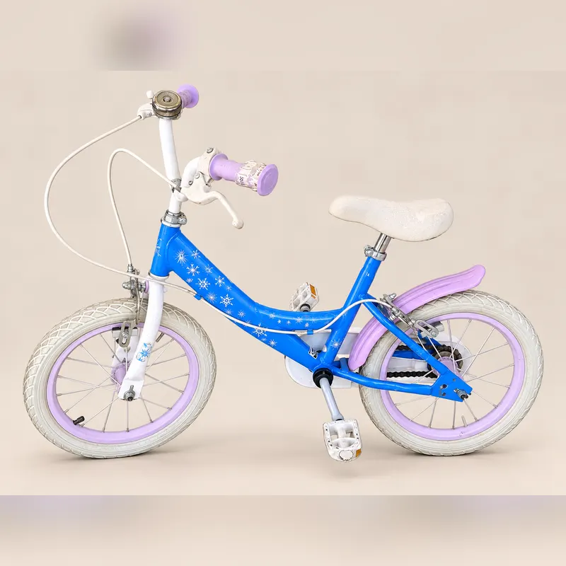 Bici blu e lilla