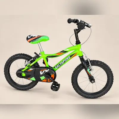 Bici verde e arancio