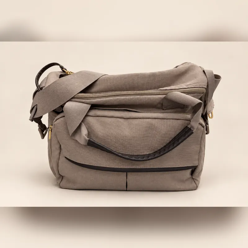 Borsa grande color tortora