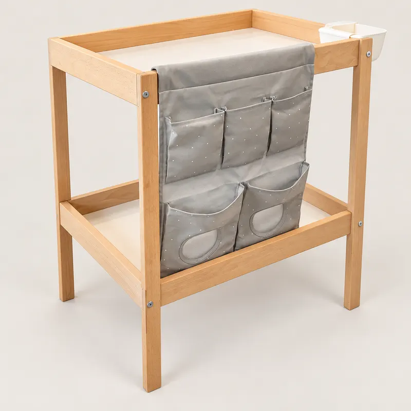 Fasciatoio in legno con tasche
