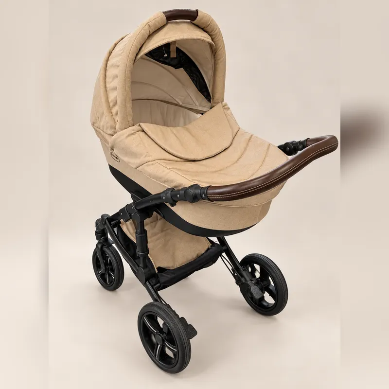 Passeggino con navicella beige