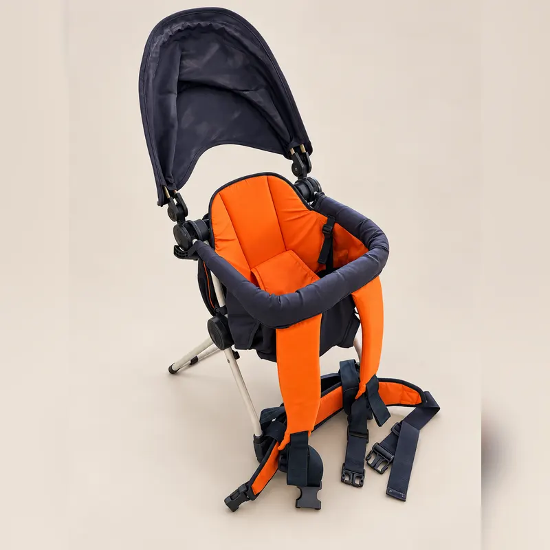 Zaino portabimbo arancio e blu